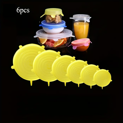 🔥Adpartner Silicone Lids for Food Storage (6-Pack)