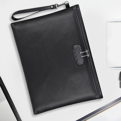 Fireproof Document Bag – Waterproof File Organizer for Cash, Passport, Legal Documents & Valuables