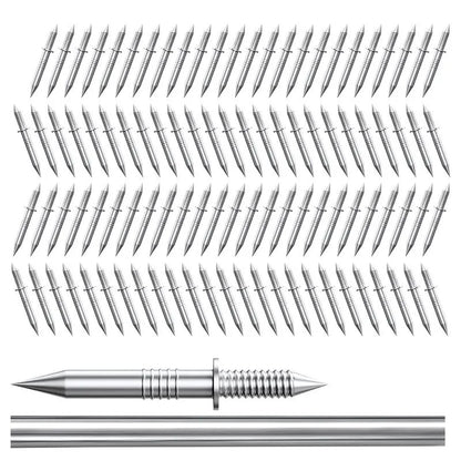 Double-Headed Skirting Thread Seamless Nail Non Marking