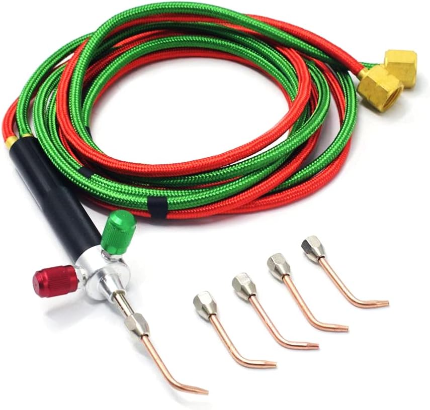 🔥Mini Jewelry Welding Torch Kit | Micro Oxygen Gas Torch with 5 Replaceable Tips