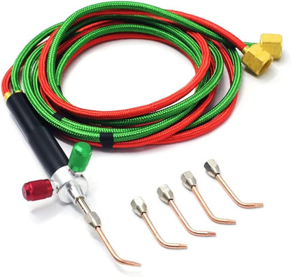 🔥Mini Jewelry Welding Torch Kit | Micro Oxygen Gas Torch with 5 Replaceable Tips