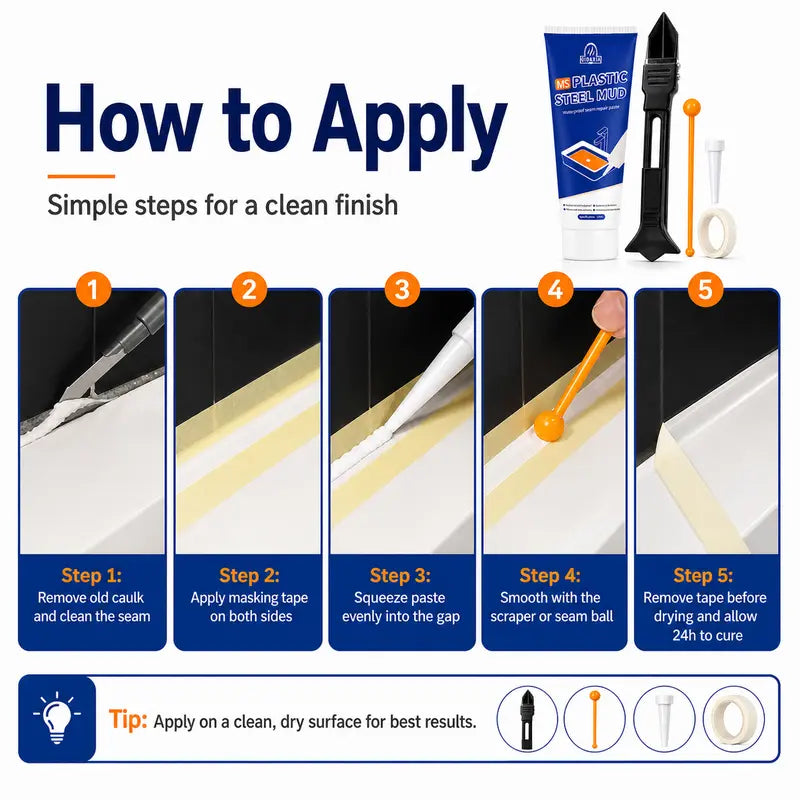 5-Piece Home Improvement Waterproof Repair Kit