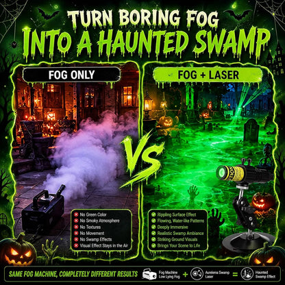 Halloween Swamp Laser Projector – IP67 Outdoor Laser Light