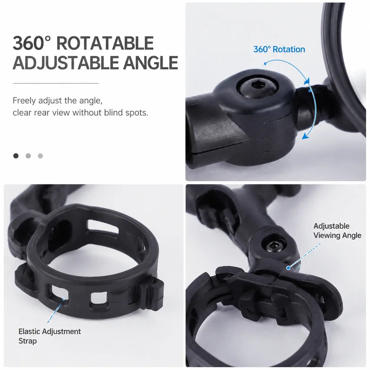 Bike Handlebar Rear View Mirror