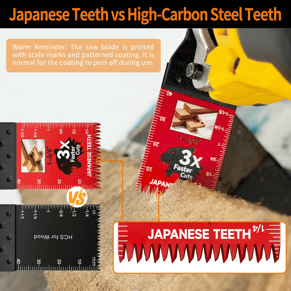 Professional Teeth Oscillating Multi-Tool Blades 🪚