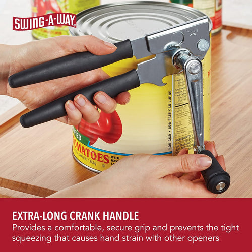 Manual Can Opener with Soft Handles,Commercial Can Openers Heavy Duty