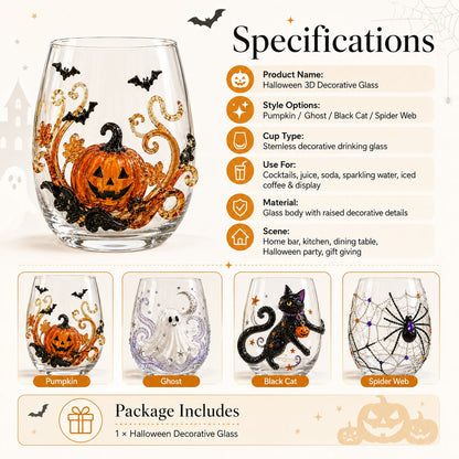 👻🎃Halloween Wine Glass Collection Gift Box Set