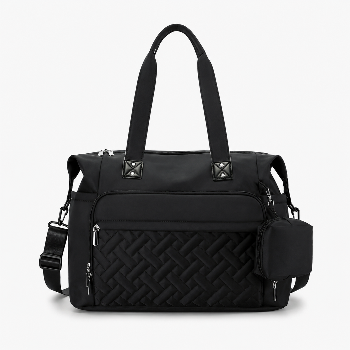 ✨ Chic Quilted Waterproof Large Capacity Travel & Lunch Tote Bag