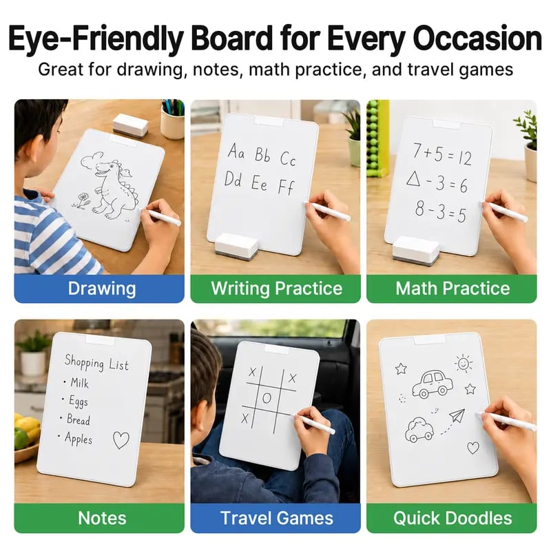 ✨ ✏️Reusable Magnetic Doodle Board | Ink-Free Paperless Writing Notepad