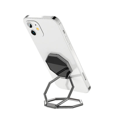 360° Rotating Foldable Phone Ring Holder Stand with Magnetic Mount Support