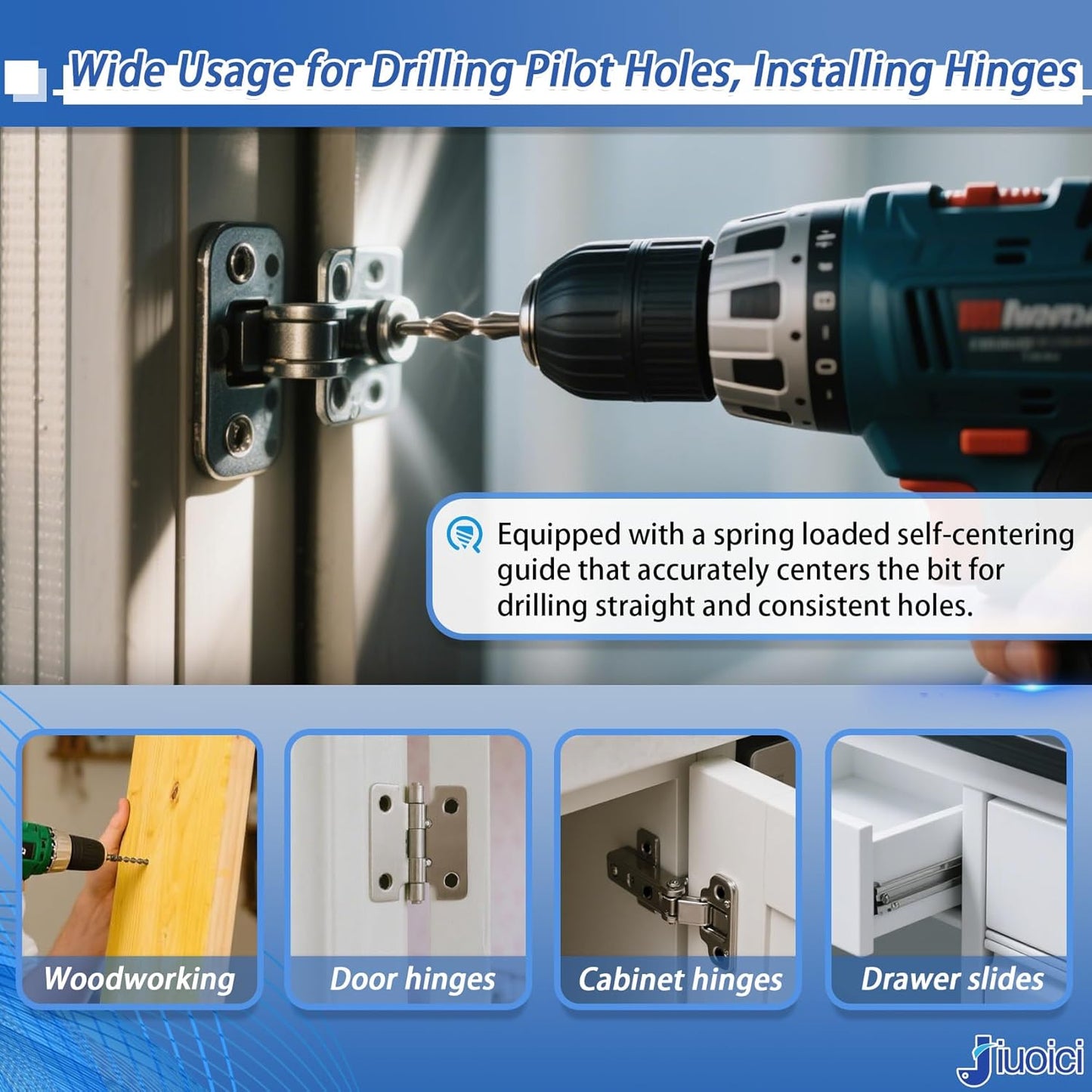🔥2026 Upgraded Self Centering Drill Bit Set