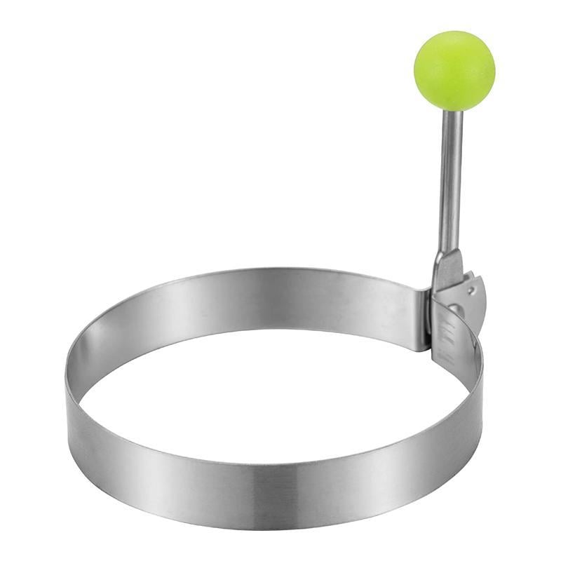 🍳 Stainless Steel Egg Rings and Pancake Molds 5 Shapes