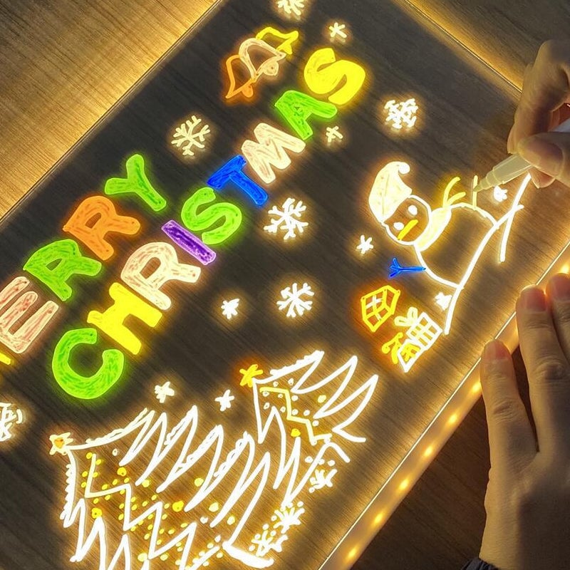 🖌Fashion Hot Sale 49% OFF -  LED Note Board with Colored Pens