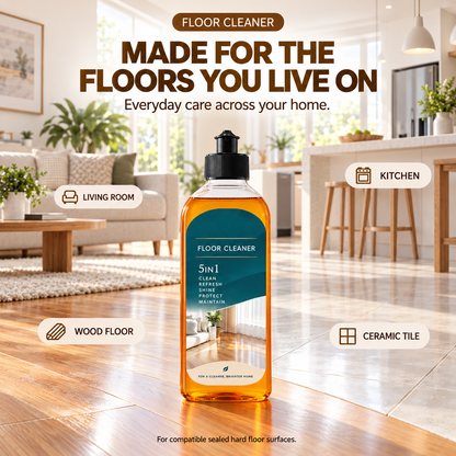 5-in-1 Floor Cleaner – Deep Clean, Odor Care, Shine & Surface Protection