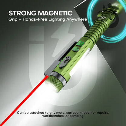 🚨 800LM Multifunctional Rechargeable EDC Flashlight