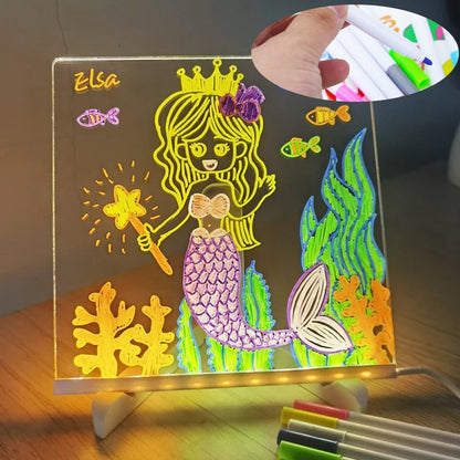 🖌Fashion Hot Sale 49% OFF -  LED Note Board with Colored Pens