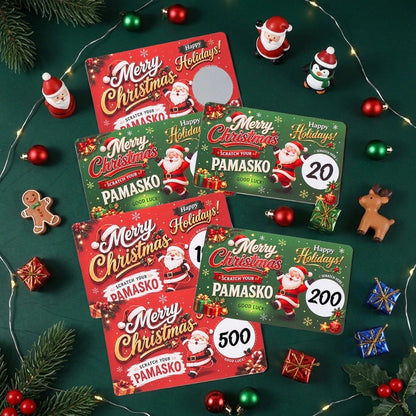 🎅 Christmas Scratch-Off Surprise Cards | Holiday Party Game