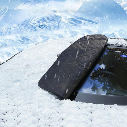 🚗Limited Time Promotion 50% OFF ✨ 4-Layer Magnetic Windshield Car Cover - Thermal Insulation & Frost Protection with Easy Installation ❄️🔗