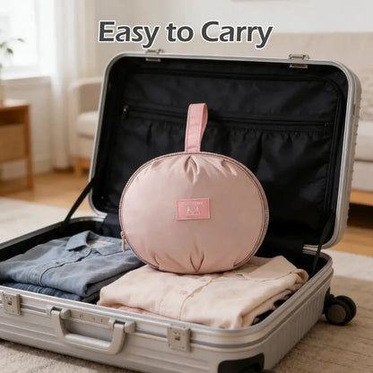 Women's Travel Underwear Packing Cube, Multi-Compartment Portable Luggage Organizer Bag for Lingerie, Bras and Accessories