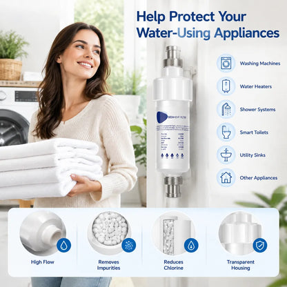 🎁Universal Household Water Filter With Chlorine Reduction & Replaceable Ceramic Cartridge