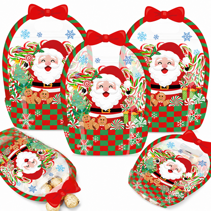 🎃 Halloween Party Favor Bags – Transparent Treat Bags in Fun Halloween Designs
