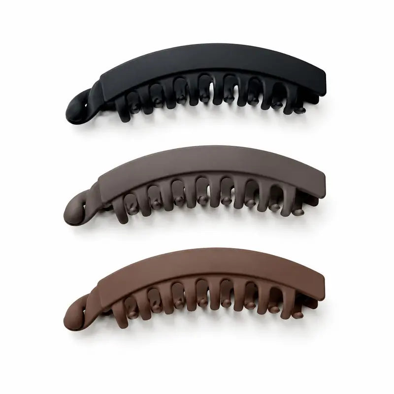 6 PCS Banana Hair Clips for Women, Cute and Stylish French Hair Claw Clips