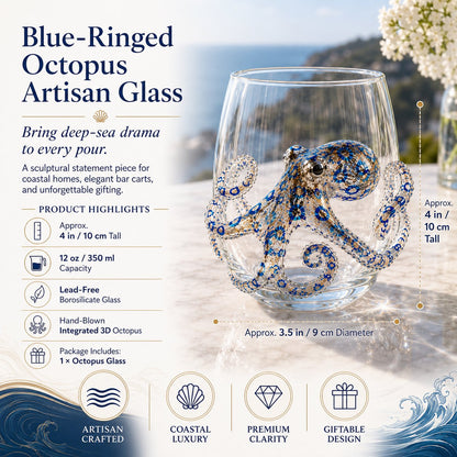 🎁The Perfect Beach House Gift🌊3D Ocean Animal Artisan Glassware Collection