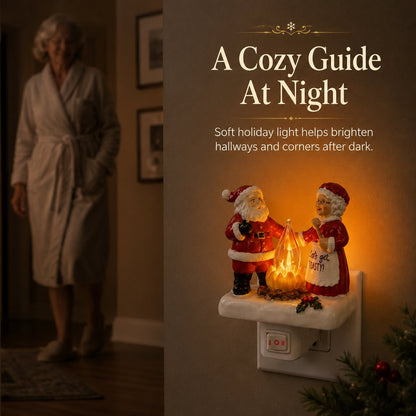 🎄 Santa & Mrs. Claus Christmas Plug-In Night Light