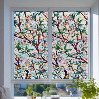 🌸 Floral Static Cling Window Sticker