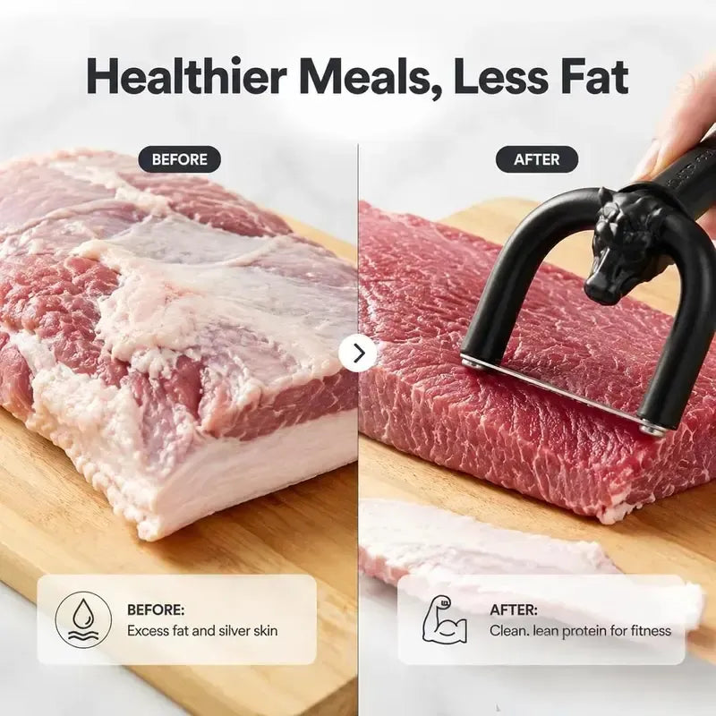 Beef & Pork Slicer-Handheld Meat Fat Trimming Knife