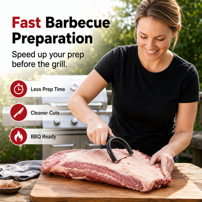 Handheld Meat Fat Trimmer — Cleaner Cuts for BBQ, Brisket & Pork Prep