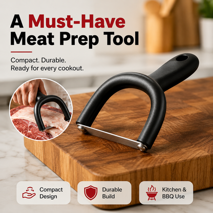 Handheld Meat Fat Trimmer — Cleaner Cuts for BBQ, Brisket & Pork Prep
