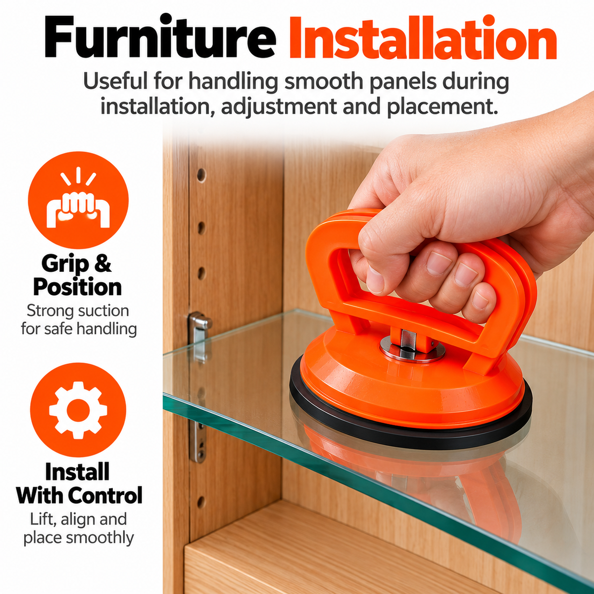 Heavy-Duty Suction Cup Dent Puller – Multi-Purpose Panel Lifter