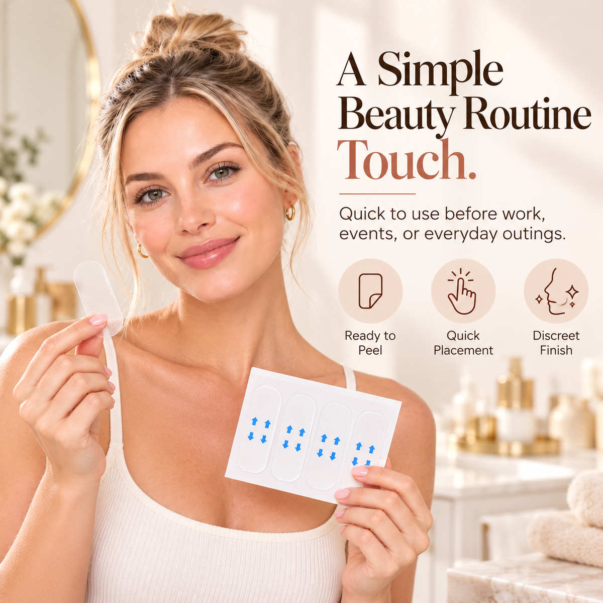 ✨Buy One Get One Free,160 Pcs Invisible Face Lift Tape