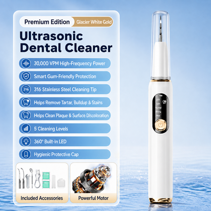 High-Frequency Dental Cleaner with LED & 5 Levels