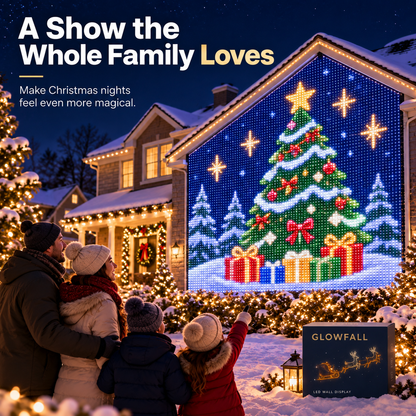 🎄✨Christmas LED House Net & Smart Outdoor Wall Curtain Light