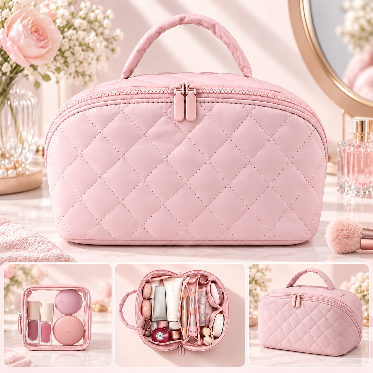 🎉Travel Makeup Bag for Woman-Large Size