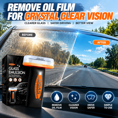 🚗 Windshield Oil Film Remover – Restore Crystal Clear Vision & Remove Stubborn Glass Haze