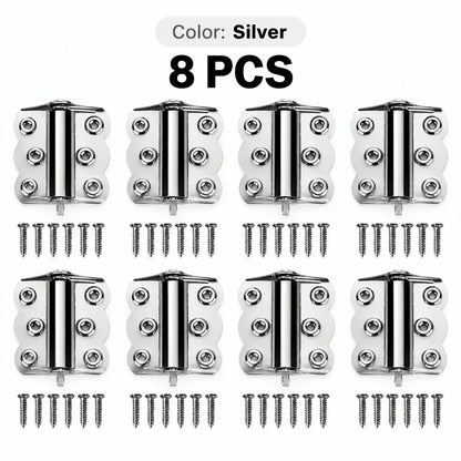 Self-Closing Spring Cabinet Hinges for Doors | 4/6 PCS