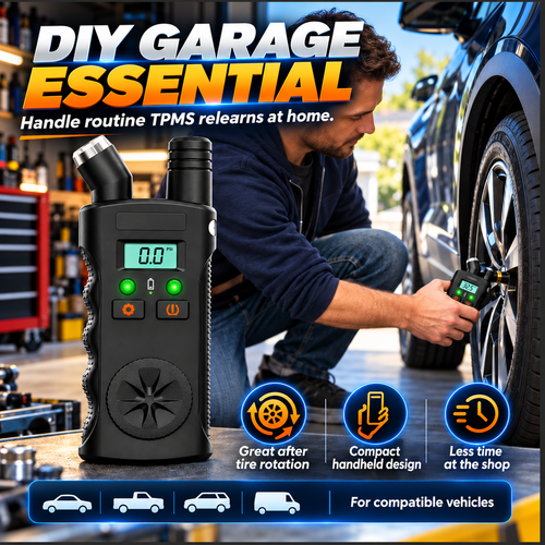 🚗 2-in-1 GM TPMS Relearn Tool & Digital Tire Pressure Gauge — 150 PSI