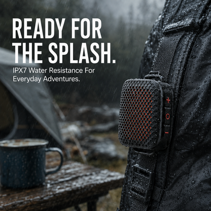 🎵 Ultra-Light Magnetic Clip-On Bluetooth Speaker