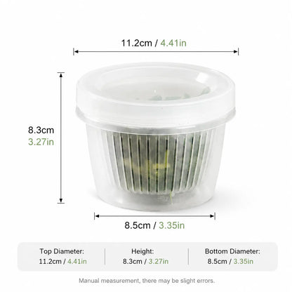 🥬 Keep Chopped Veggies Fresher Longer With Built-In Strainer Boxes