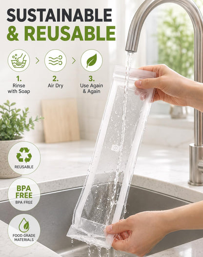🎉Reusable Long Food Storage Bags Set