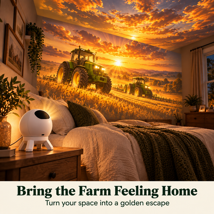 🚜 Tractor & Farm Scene Room Projector – Wall & Ceiling Décor for Tractor Lovers