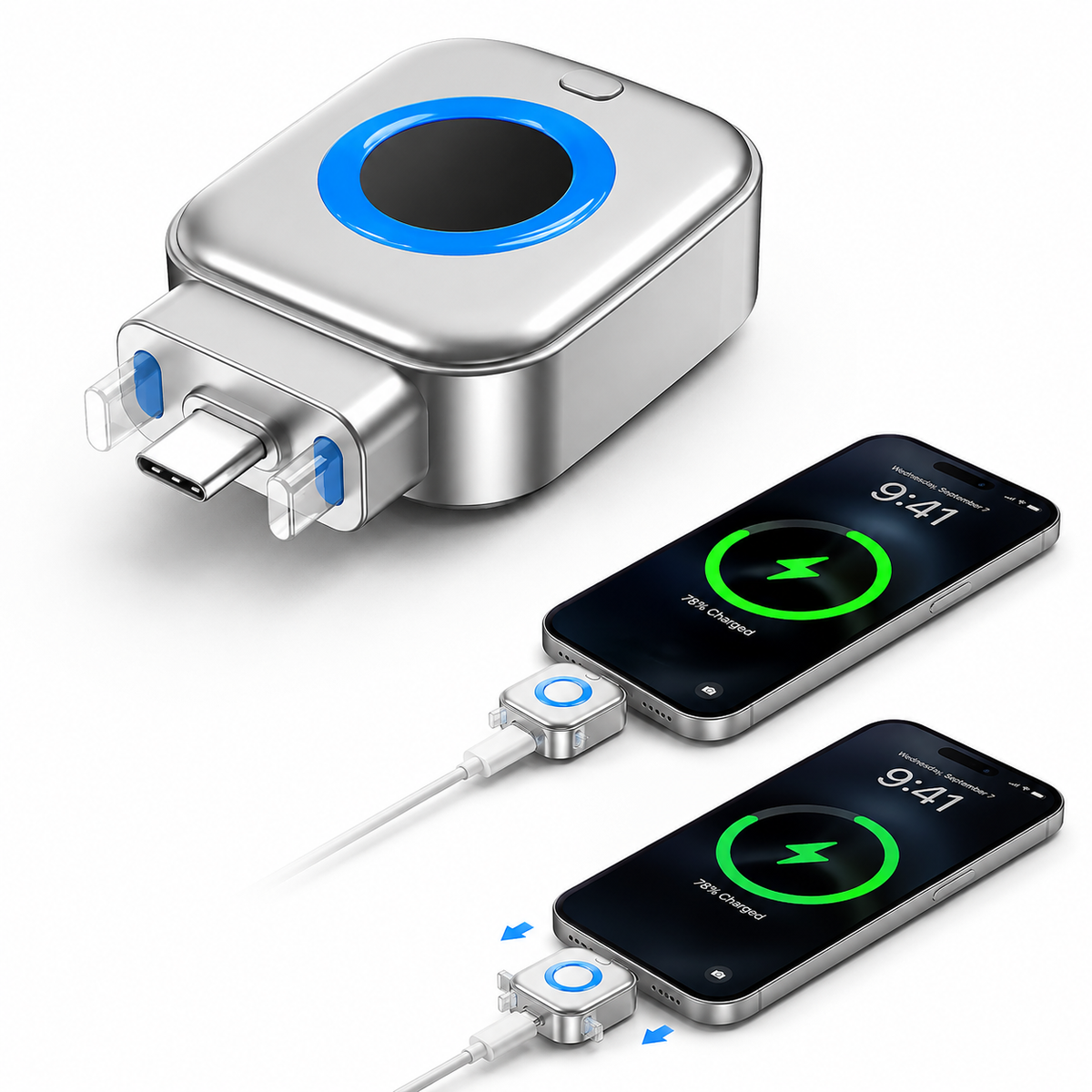 140W Type-C Physical-Disconnect Battery Power Bank,Smart Auto-Stop
