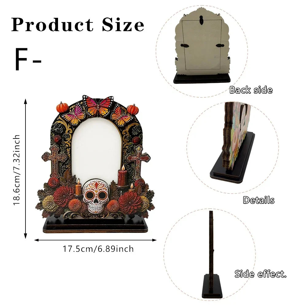 Día de los Muertos Memorial Photo Frame | Ofrenda Display