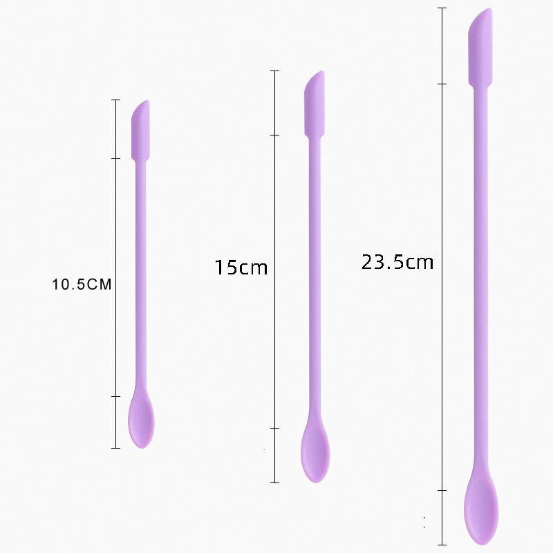 🌸 Mini Skincare Spatel Set – De Perfecte Tool voor Crèmes, Maskers en Beautyproducten