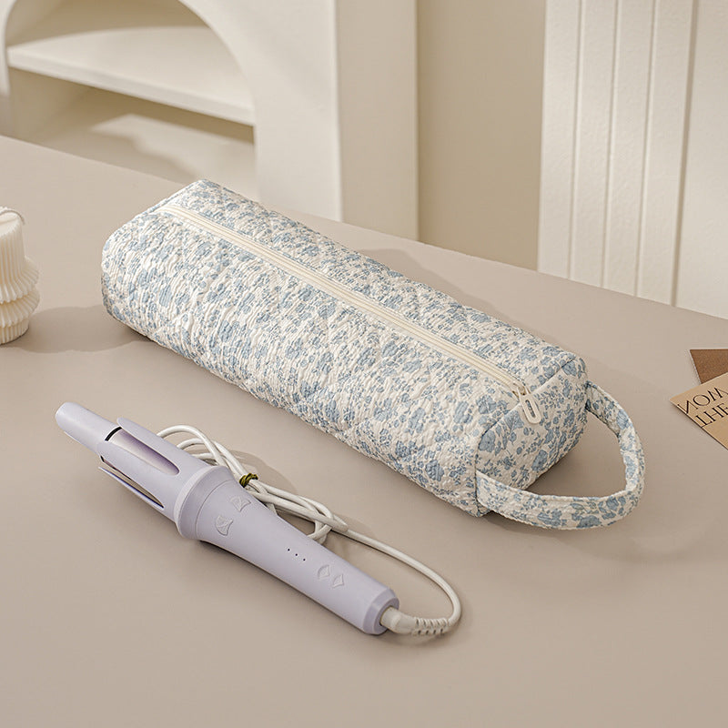 🎒Quilted Multi‑Purpose Storage Bag, Portable Zipper Cosmetic Makeup Pouch with Handle