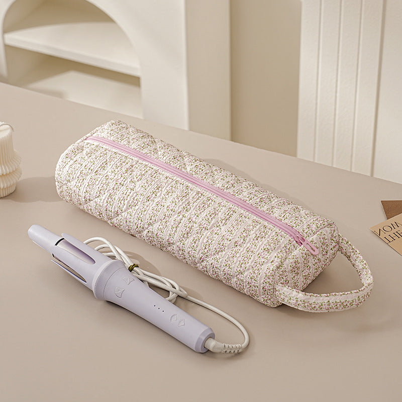 🎒Quilted Multi‑Purpose Storage Bag, Portable Zipper Cosmetic Makeup Pouch with Handle