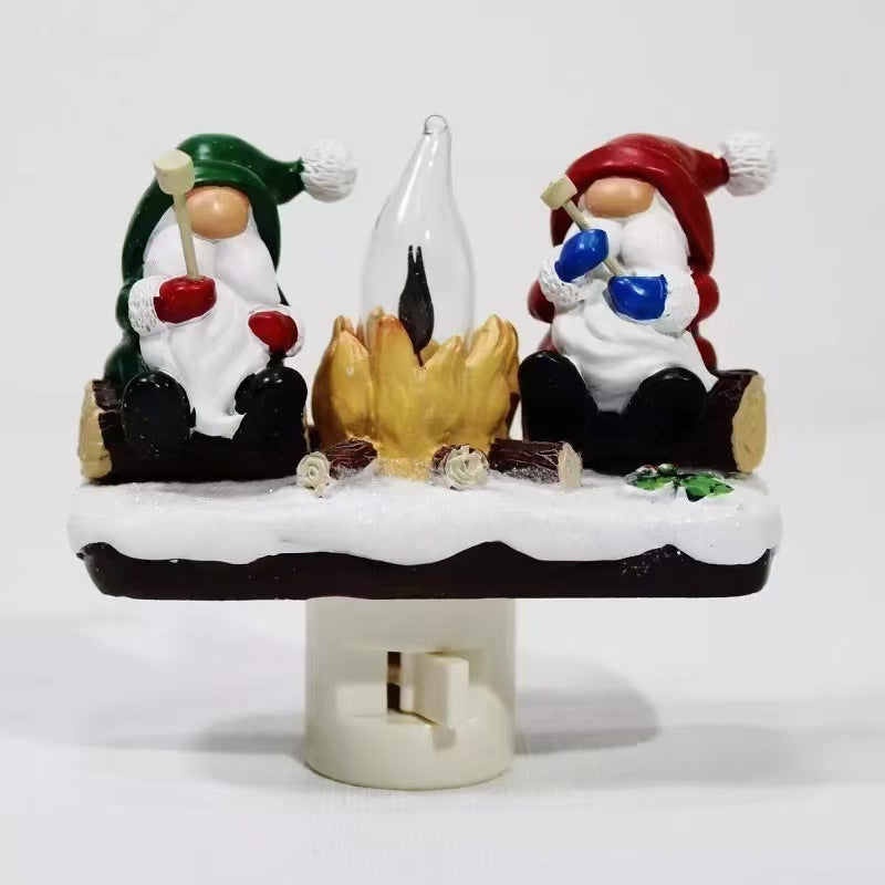 🎄 Santa & Mrs. Claus Christmas Plug-In Night Light